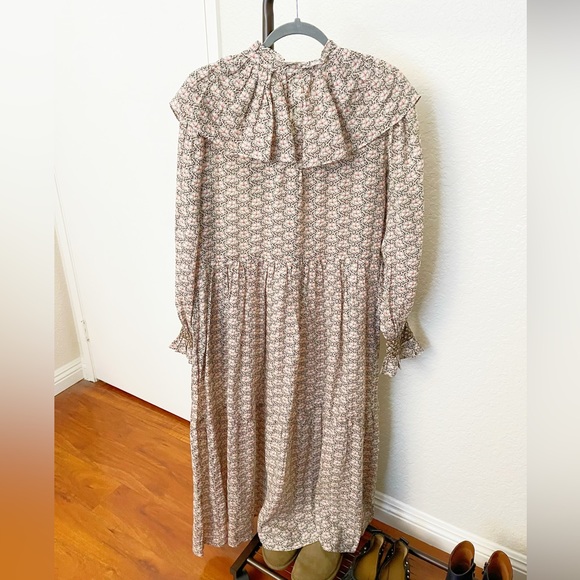 SEA New York Amalia Floral Ruffle Balloon Sleeve Dress in Blossom - Picture 11 of 11